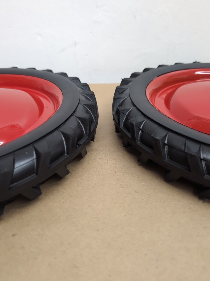 Pedal Tractor Rear Rims Ertl Pedal Tractor Rear Wheel 12 x 1.75 Set International Farmall Red ...