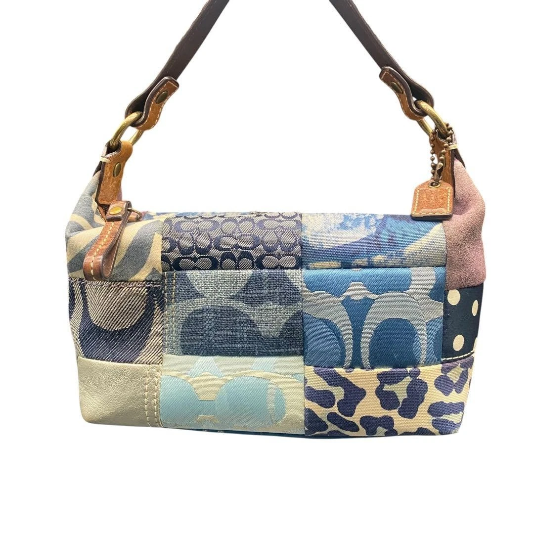 Coach Patchwork Denim Exterior Small Bags & Handbags for Women for