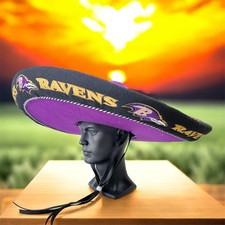 Sombrero Charro Mexicano Baltimore Ravens Sombrero Mariachi Adulto Talla Única
