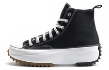 Converse Run Star Hike Hi Black White Gum - 166800C Size