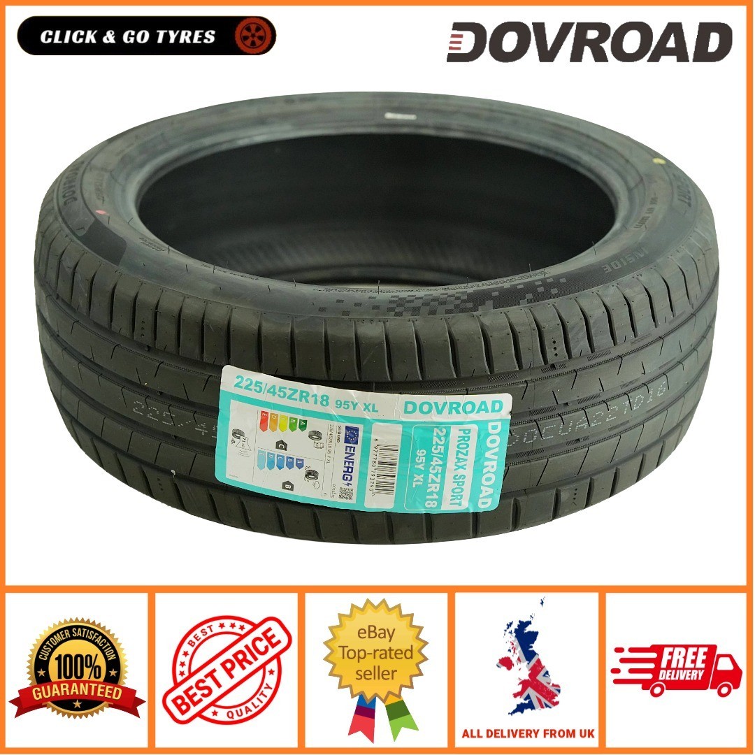 2 x 225/45ZR18 DOVROAD PROZAX SPORT 95Y XL-225 45 18 Tyres | eBay UK