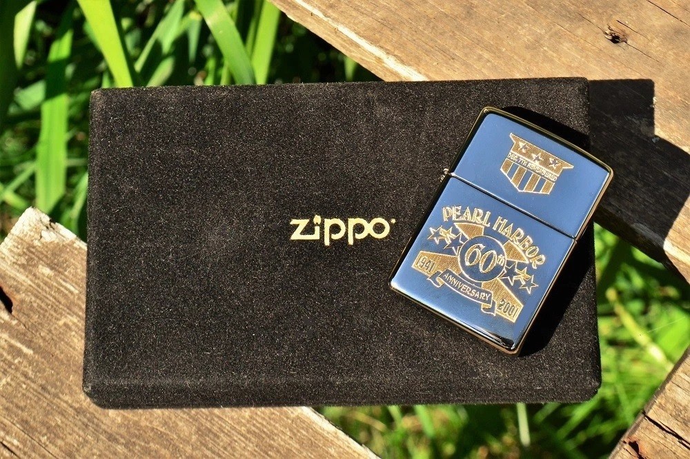 60th Anniversary Pearl Harbor Silver Plated Zippo Lighter