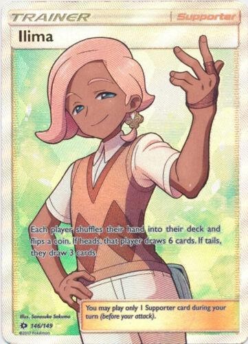 2017 Pokemon TCG Sun & Moon: Ilima (Full Art Trainer) #146/149 - Near Mint