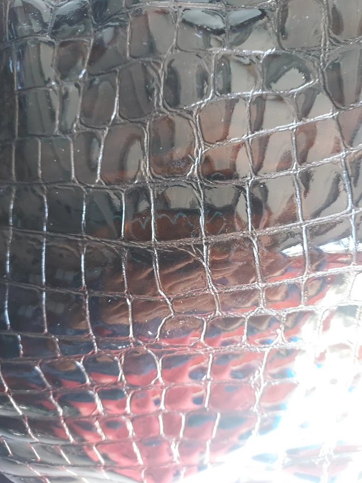 Brighton Cher Cherie Croc Patent Leather Black Shoulder Bag￼ Pre-owned - Image 2 of 4