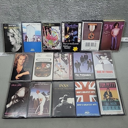 Classic Rock Cassette Lot – Elton John, Tom Petty, ELO, Who + More (16x)