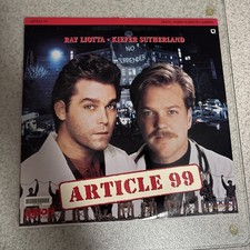 ARTICLE 99 LASERDISC Ray Liotta Keifer Sutherland Lea Thompson
