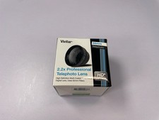 Vivitar 2.2x Professional Telephoto Converter Lens 55mm w/ Caps Pouch