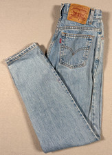Levi's Women's 550 Relaxed Fit Tapered Leg Light Wash Jeans - Size 6 R L - 2006