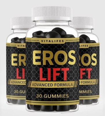 (3 Pack) Eros Lift Gummies for Men Performance Formula Maximum Energy 30Gummy