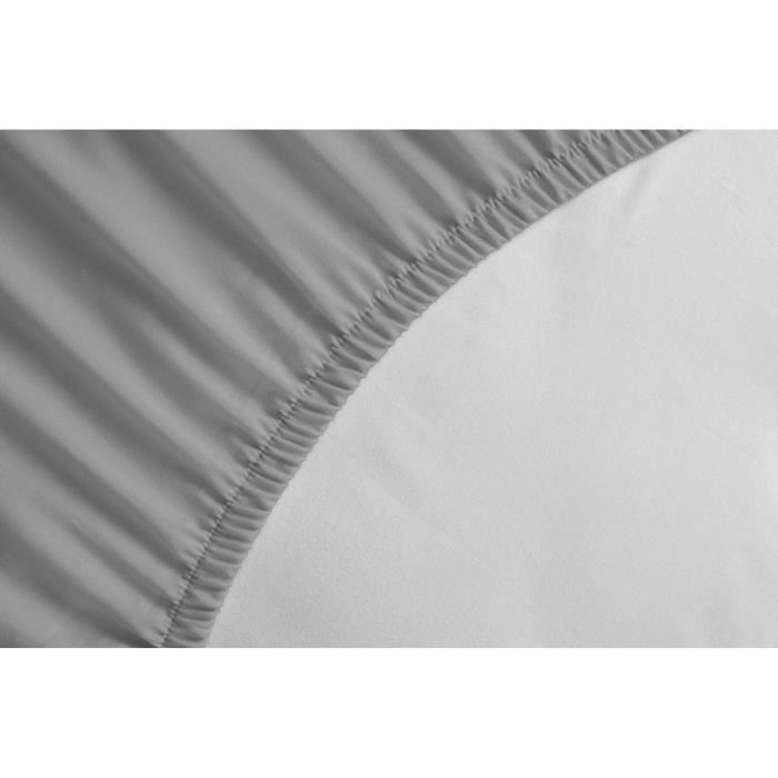 Drap housse microfibre HOME LINGE PASSION 160x200 sans pli et doux