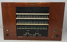 VTG PBX 1927 Western Electric 60 line Telephone Switchboard Cabinet Console 551A