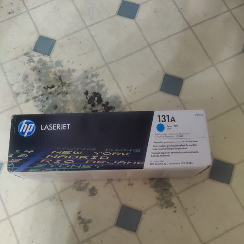 HP 131A LaserJet Toner Cartridge - Cyan, (CF211A)
