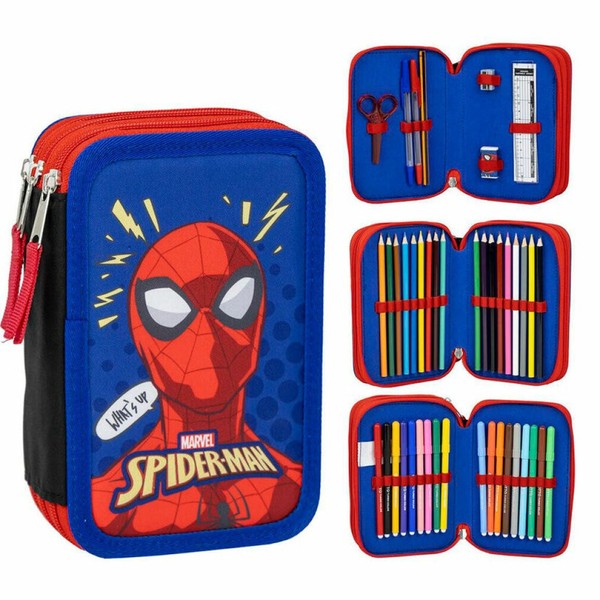 Marvel Spiderman Dreifach-Federtasche-image