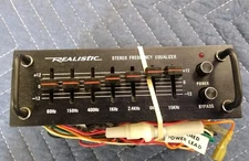 VINTAGE REALISTIC 7 BAND STEREO FREQUENCY EQUALIZER 12-1867 NOS? Car Stereo 