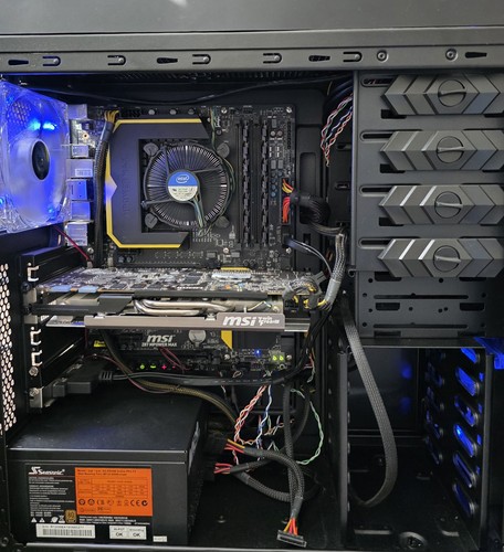 Custom PC MSI Z87 MPOWER MAX i5-4460s 2.9GHz 16GB RAM No HDD MSI TFIII 660TI 3gb - Picture 1 of 11