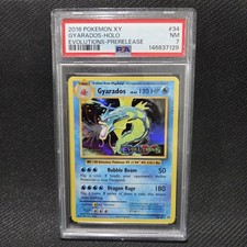 2016 Pokemon: GYARADOS 34/108 - [Holo PRERELEASE] - [XY Evolutions] NM - PSA 7 on eBay