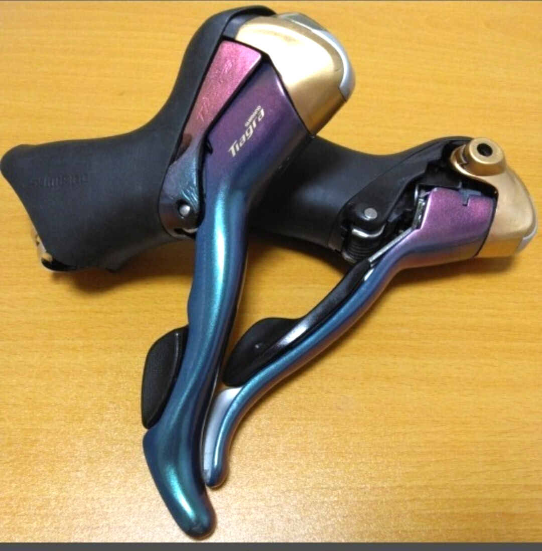 Shimano TIAGRA ST-4600 10速ダブルシフター Shimano Tiagra ST-4600 10-Speed STI Lever Set | Tree Fort Bikes