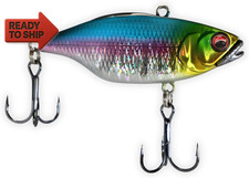 USA BASS Tackle M-Series Lipless Crankbait Premium Finish Hard Bait with Owner