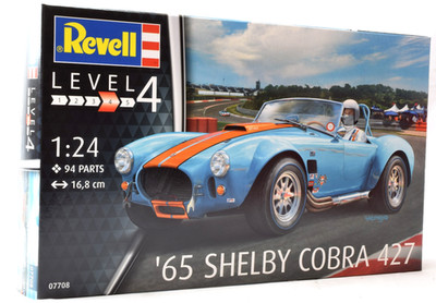 Revell 1965 Shelby Cobra 427 1/24 Scale Plastic Model Car Kit 07708