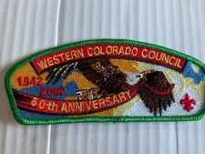 Western Colorado Council 2002 60th Anniversary CSP SA-17 Green Border