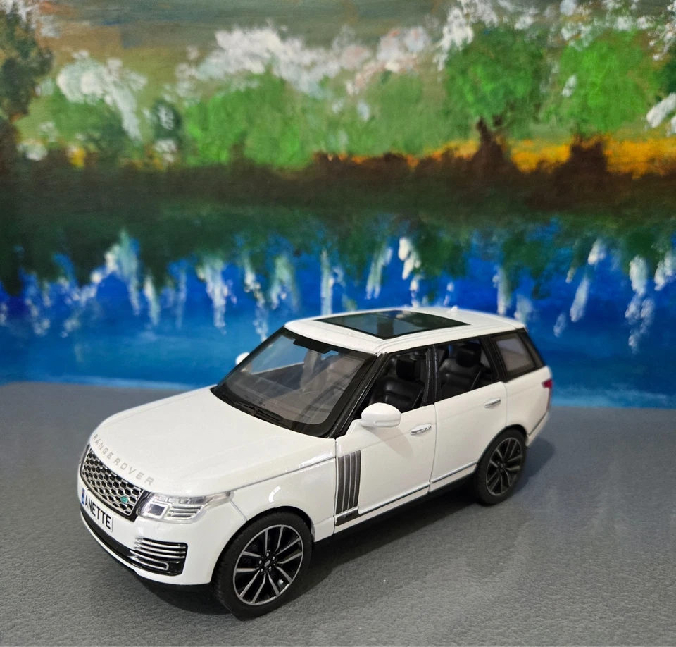 Литая модель автомобиля Land Rover Range Rover SV 1:32 — С ПЕРСОНАЛИЗИРОВАННОЙ ТАРЕЛКОЙ В ПОДАРОК - Изображение 4 из 4