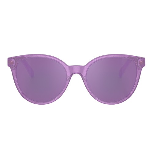 Versace VK 4427U 53734V Lilac Glitter Plastic Sunglasses Purple Mirror Lens - Picture 2 of 3