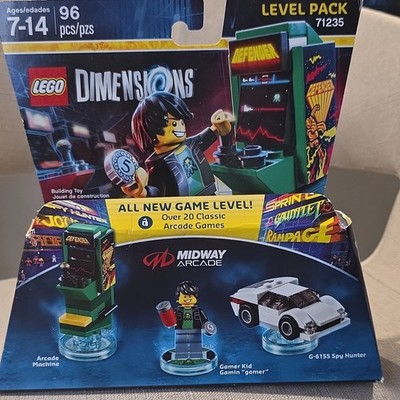LEGO Dimensions Midway Arcade Level Pack 71235 Gamer Kid 3-in-1 2016