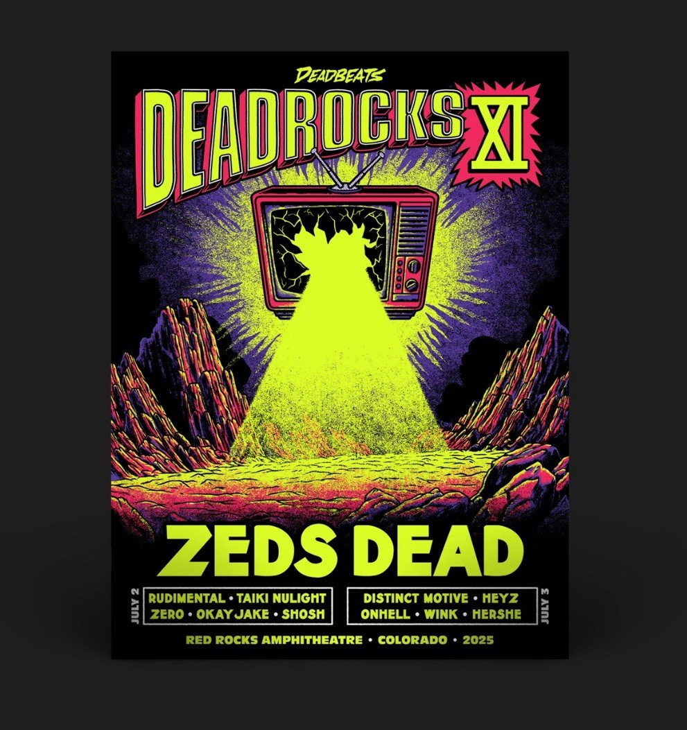 Deadrocks XI - Blacklight Velvet Poster | eBay