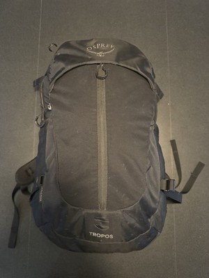 Osprey Tropos 34L Laptop Backpack Black Kickstand Commuter 24/7 Series