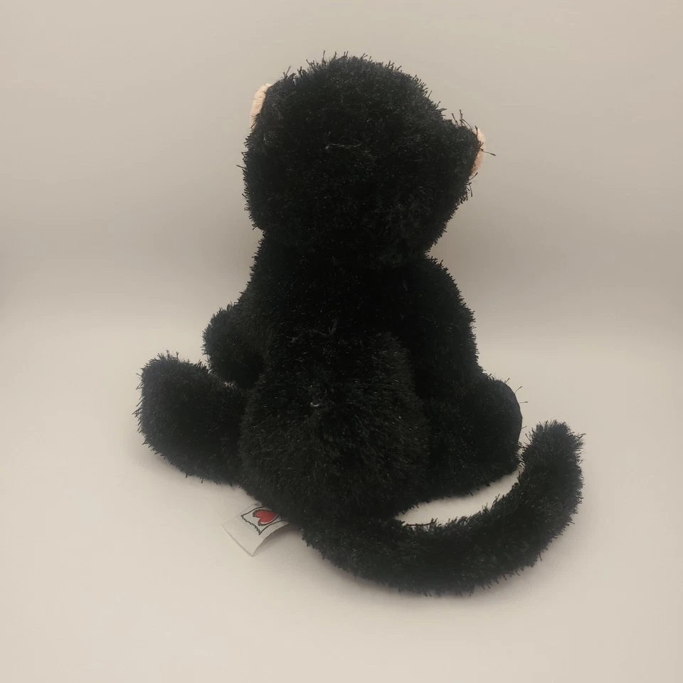 Webkinz Black Cat Plush  No Code Stuffed Animal Green Eyes  - Image 3 of 4