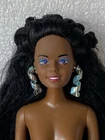 Vintage 1980s African American CREATA Fashion Doll Barbie Clone - NUDE