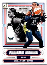 2025 Donruss WNBA #3 Arike Ogunbowale Dallas Wings Press Proof