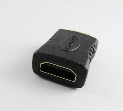 HDMI A Male Plug To HDMI Type A Female Extender HDTV M/F Gold Adapter Connector - Picture 2 of 4