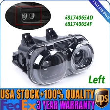 Left Driver Side lamp Halogen Headlight For 2015-2019 Dodge Challenger Model