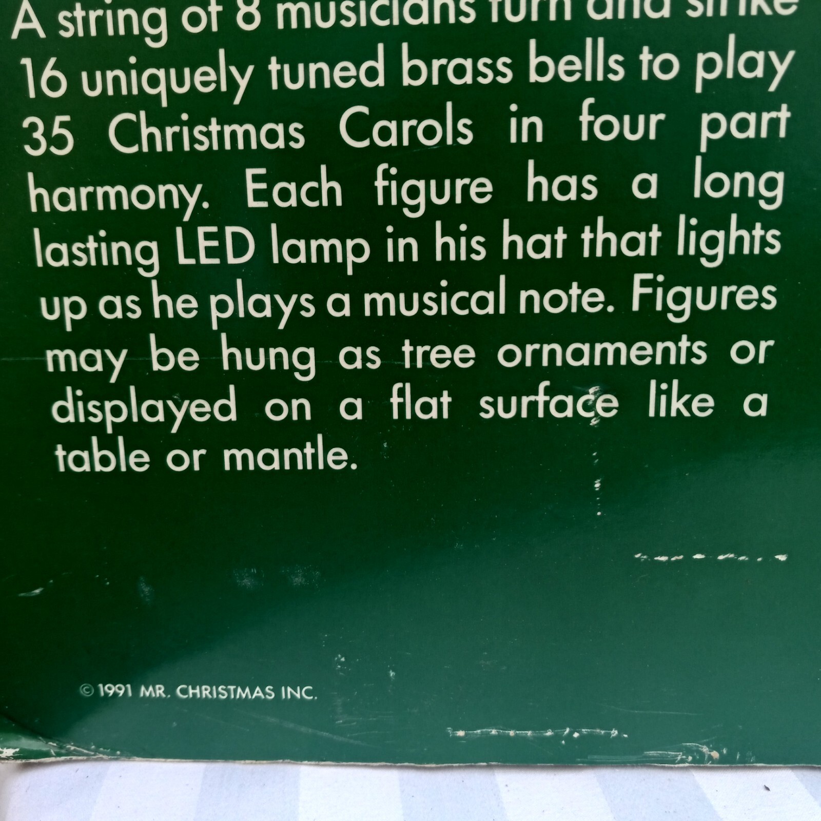 NOS NEW 1991 Vintage Mr. Christmas Santa's Marching Band 35 Songs