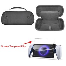 For PlayStation Portal Games Console EVA Handbag Organizer Bag Screen Protector