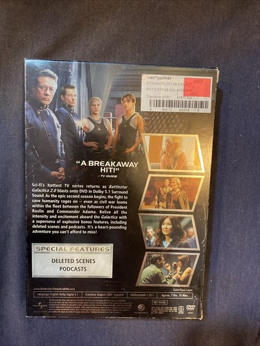 Battlestar Galactica Season 2 DVD Complete - Picture 2 of 2