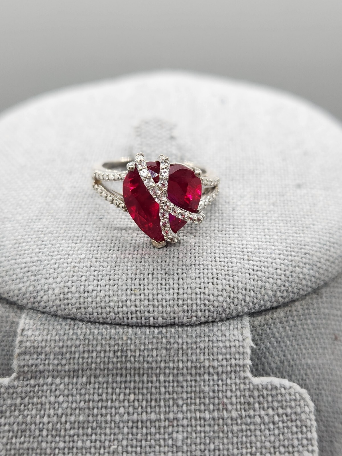 Gemstone Classics™ Heart Ruby Pendant 30" Necklac… - image 6