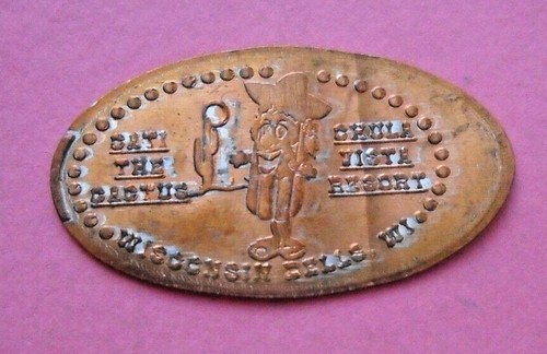 Chula Vista Resort länglicher Penny Wisconsin Dells USA Cent Kaktus Souvenirmünze