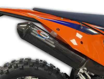 PRO CARBON AUSPUFF SCHALLDÄMPFER SCHUTZ SCHUTZ KTM EXC250TPi EXC300TPi 2020-2025