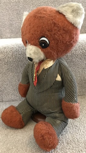 Vintage Commonwealth Toy Co. sprechender Executive Teddybär mit Etikett - Bild 3 von 10