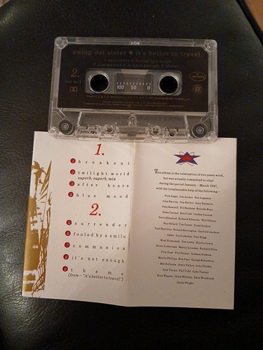 Swing Out Sister - It's Better To Travel - Cassette Tape Album - Picture 3 of 4