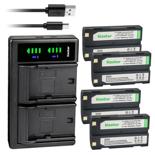 Kastar Ei-D-Li1 Battery LTD2 USB Charger for Trimble R4, R6, R7, R8, R8 GPS - Picture 11 of 11