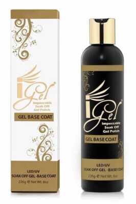 Igel Gel Base Coat LED/UV Gel Polish 226g E Net Wt. 8 oz Refill