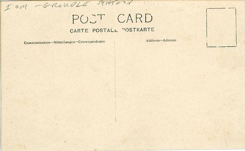 REAL PHOTOGRAPHIC POSTCARD OF GROUDLE STATION, ISLE OF MAN - Picture 2 of 2