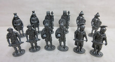 Lot of 12 Unbranded Metal Ancient Roman Army Toy Soldiers Figures 40mm Tall