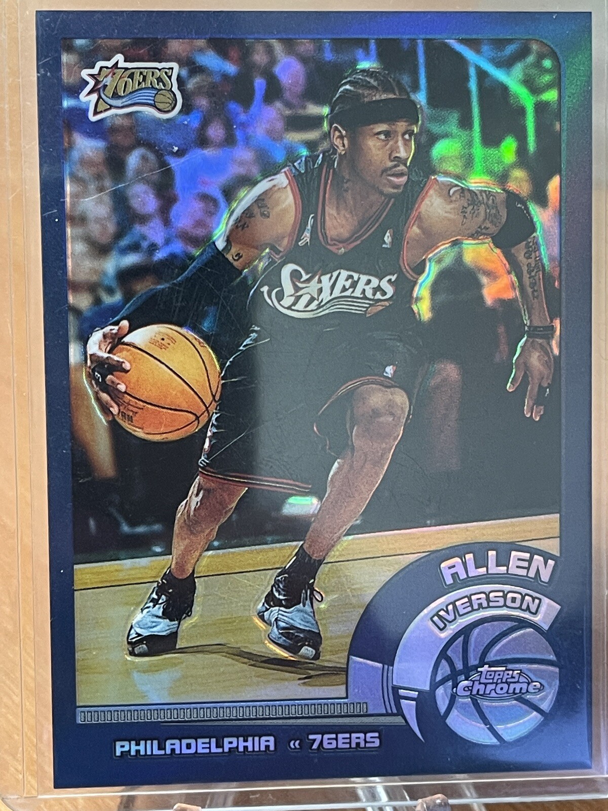 2002-03 Topps Chrome Refractors #3 Allen Iverson HOF