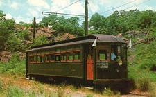 Branford Trolley Museum Old Interurban East Haven Connecticut Vintage Postcard