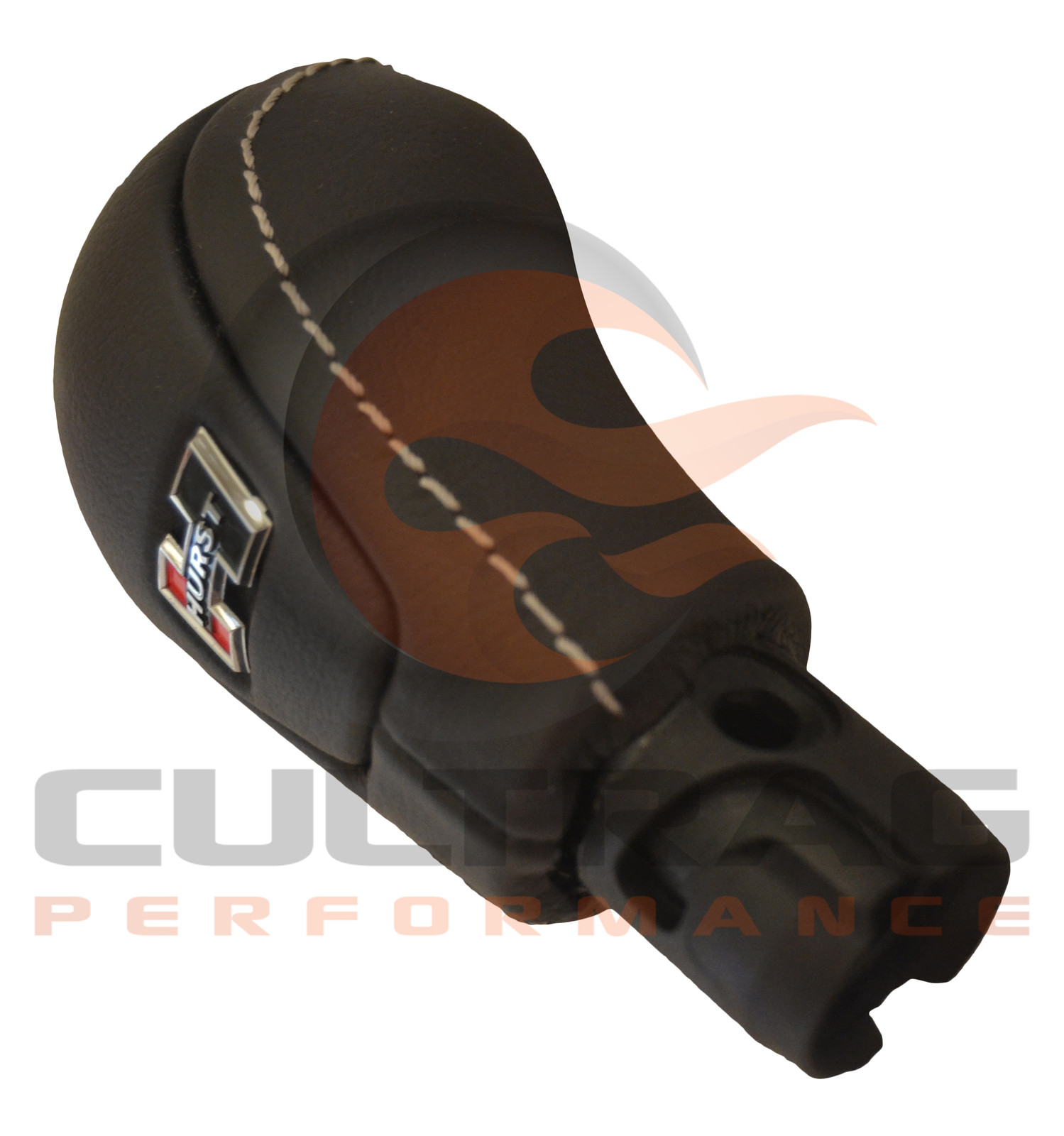 20122015 Camaro Genuine GM Hurst Leather Shift Knob Stone Stitching