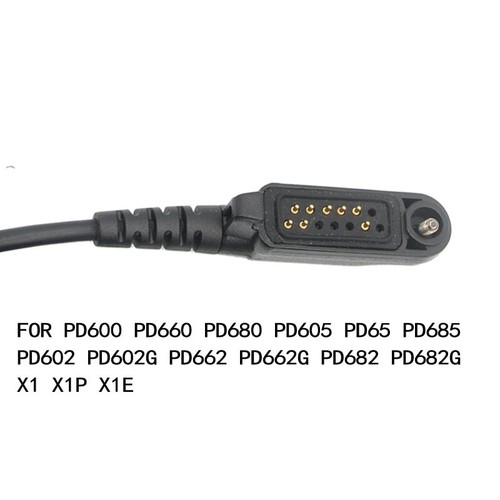 Zestaw słuchawkowy douszny do HYT Hytera PD600 PD602 PD662 PD665 PD680 PD682 PD685 X1p - Zdjęcie 4 z 9